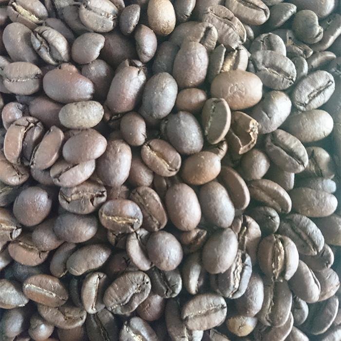 Whole Bean Roasted Coffee Texture
