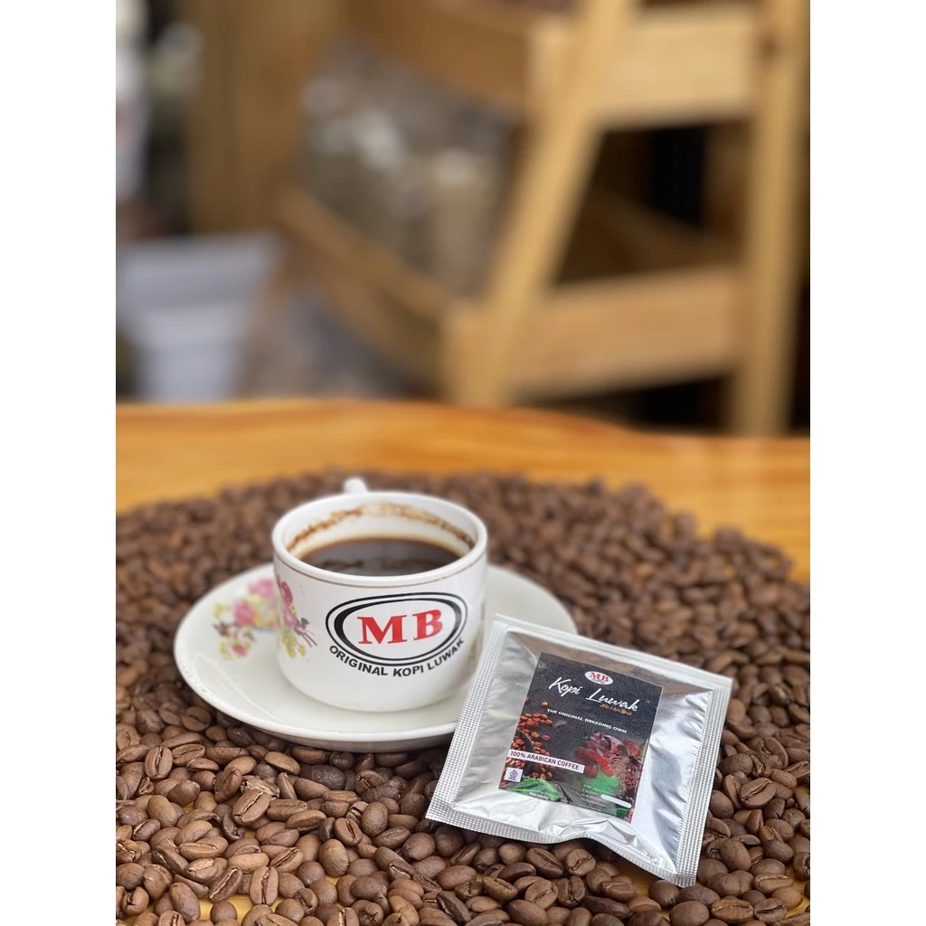 Fresh Brew on Roasted Coffee Beans